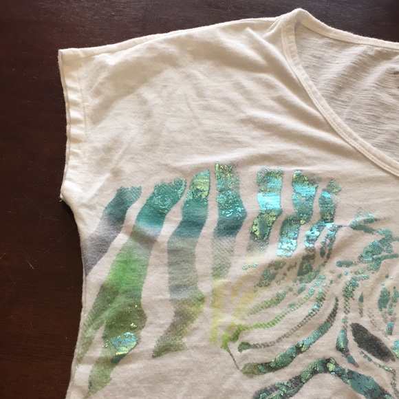 Sonoma Ladies Medium  Zebra Pattern Blouse - Picture 6 of 6